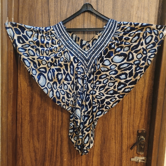 batwig rare free size top |animal print | - Picture 3 of 7